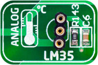 EASY-STM32 Модуль термодатчика LM35