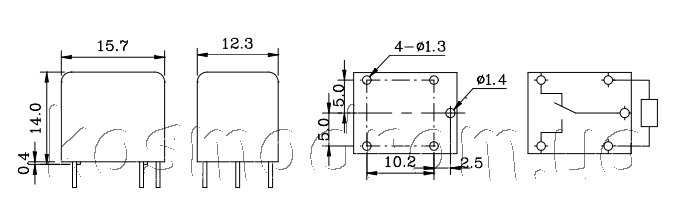 Купить TR81-12VDC-SC-C на складе КОСМОДРОМ, Харьков, Украина